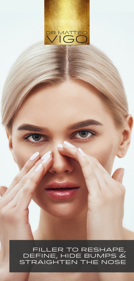 FILLER TO RESHAPE DEFINE HIDE BUMPS STRAIGHTEN THE NOSE Dr 